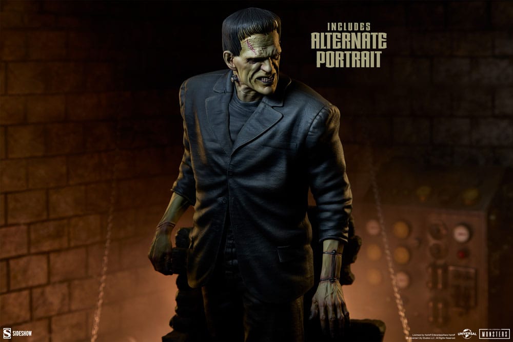 FRANKENSTEIN (POLYSTONE) - UNIVERSAL MONSTER - PREMIUM FORMAT - 57CM - SIDESHOW COLLECTIBLES - Imagen 4