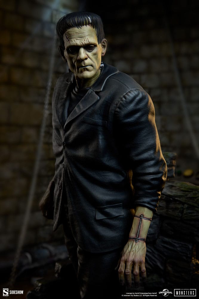 FRANKENSTEIN (POLYSTONE) - UNIVERSAL MONSTER - PREMIUM FORMAT - 57CM - SIDESHOW COLLECTIBLES - Imagen 5