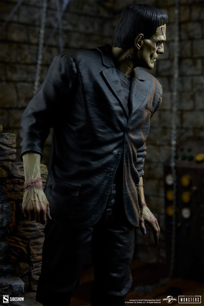 FRANKENSTEIN (POLYSTONE) - UNIVERSAL MONSTER - PREMIUM FORMAT - 57CM - SIDESHOW COLLECTIBLES - Imagen 6