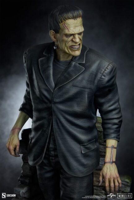 FRANKENSTEIN (POLYSTONE) - UNIVERSAL MONSTER - PREMIUM FORMAT - 57CM - SIDESHOW COLLECTIBLES - Imagen 12
