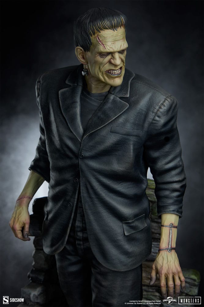 FRANKENSTEIN (POLYSTONE) - UNIVERSAL MONSTER - PREMIUM FORMAT - 57CM - SIDESHOW COLLECTIBLES - Imagen 12