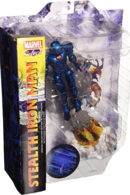 IRON MAN STEALTH – MARVEL COMICS – MARVEL SELECT – 18 CM – DIAMOND SELECT