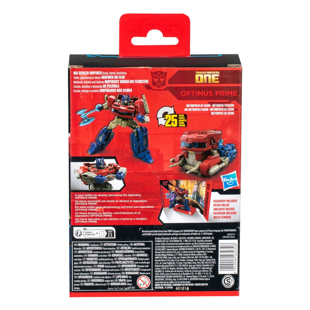OPTIMUS PRIME DELUXE - TRANSFORMERS ONE - STUDIO SERIES - 11 CM - HASBRO - Imagen 4