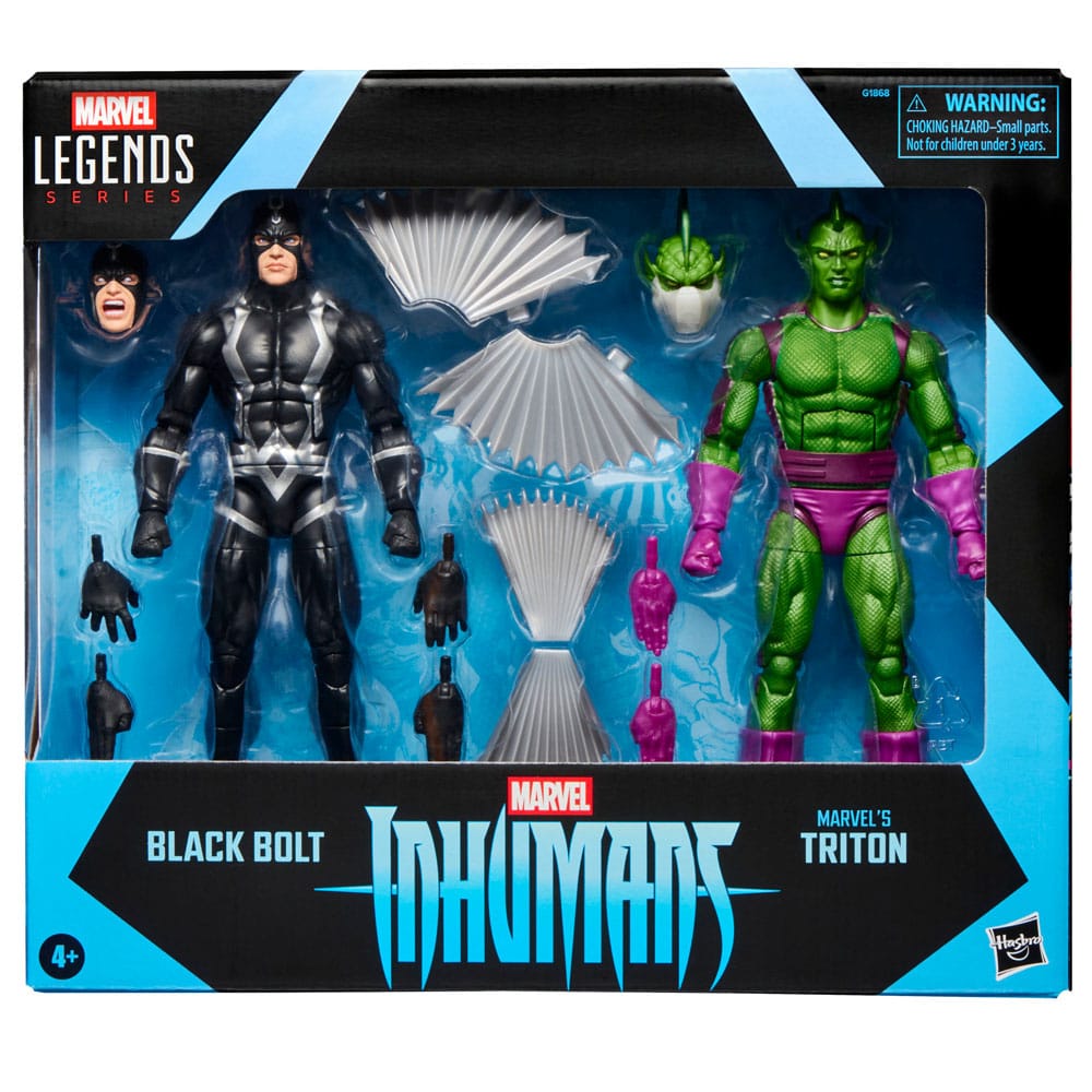 BLACK BOLT & TRITON - INHUMANS - MARVEL LEGENDS SERIES - 15 CM - HASBRO - Imagen 16