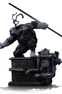DONATELLO BLACK AND WHITE VARIANT (EXCLUSIVE) – TEENAGE MUTANT NINJA TURTLES – ART SCALE 1/10 – IRON STUDIOS