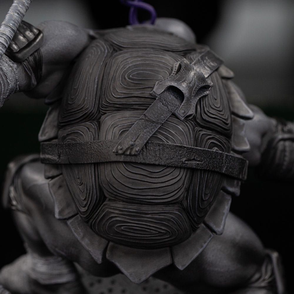 DONATELLO BLACK AND WHITE VARIANT (EXCLUSIVE) - TEENAGE MUTANT NINJA TURTLES - ART SCALE 1/10 - IRON STUDIOS - Imagen 5