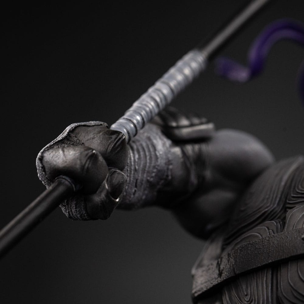 DONATELLO BLACK AND WHITE VARIANT (EXCLUSIVE) - TEENAGE MUTANT NINJA TURTLES - ART SCALE 1/10 - IRON STUDIOS - Imagen 6