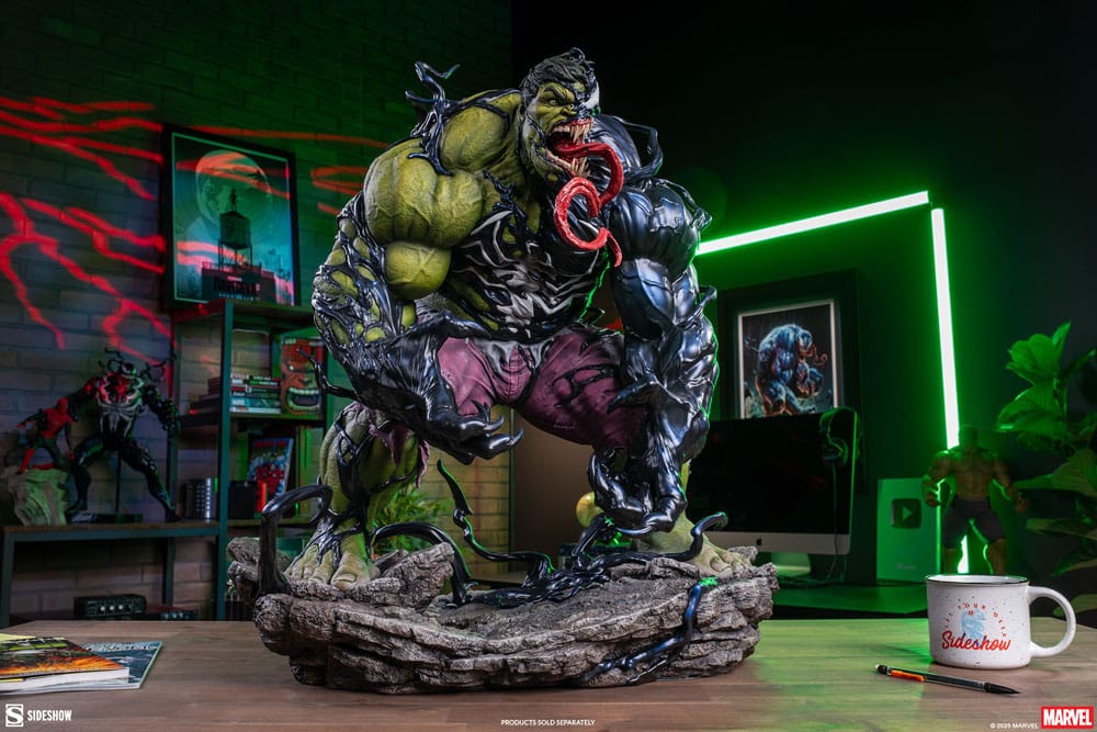 VENOMIZED HULK - MARVEL - PREMIUM FORMAT - 63CM - SIDESHOW COLLECTIBLES - Imagen 2