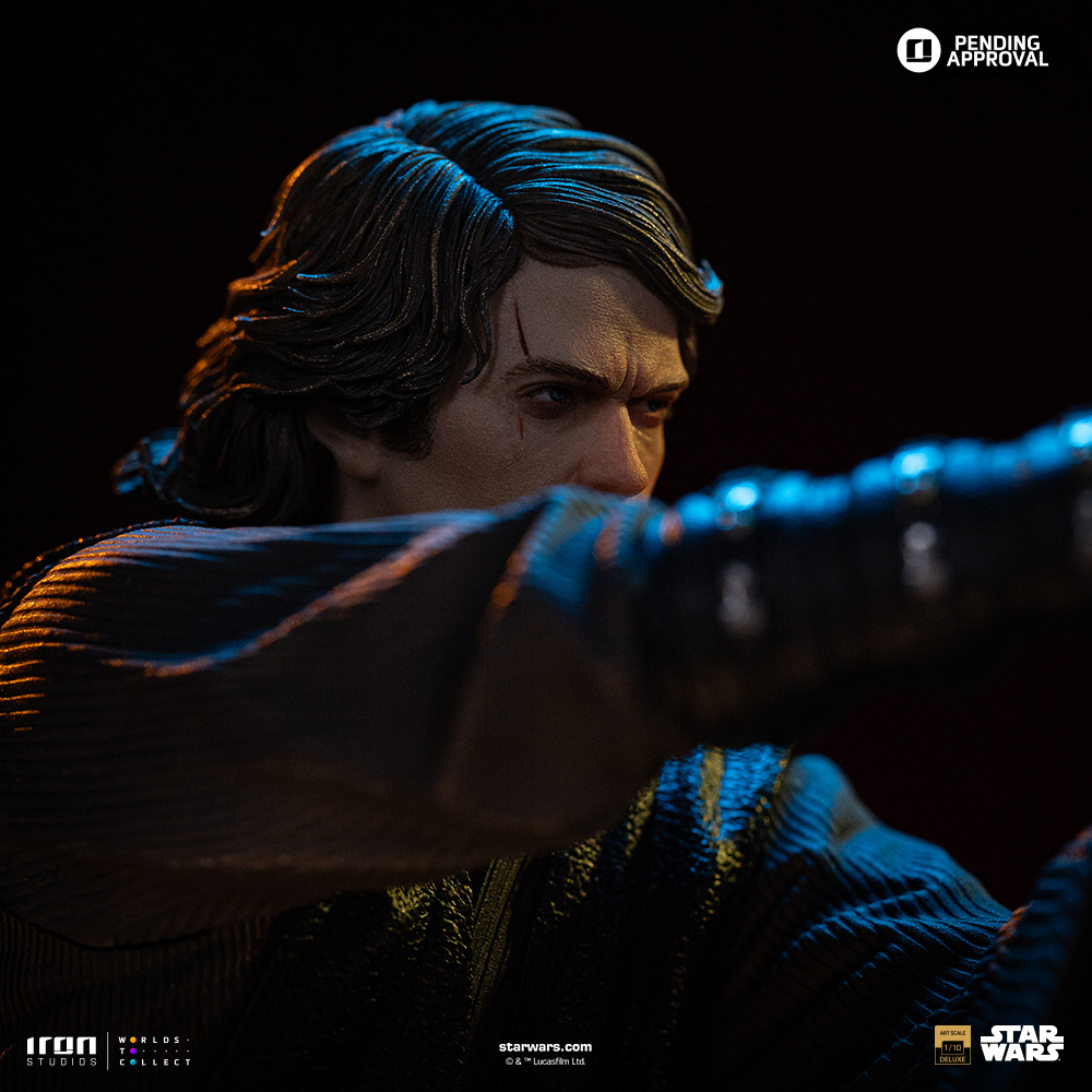 ANAKIN VS OBI WAN (REVENGE OF THE SITH 20TH YEARS ANNIVERSARY) - STAR WARS - ART SCALE 1/10 - IRON STUDIOS - Imagen 17