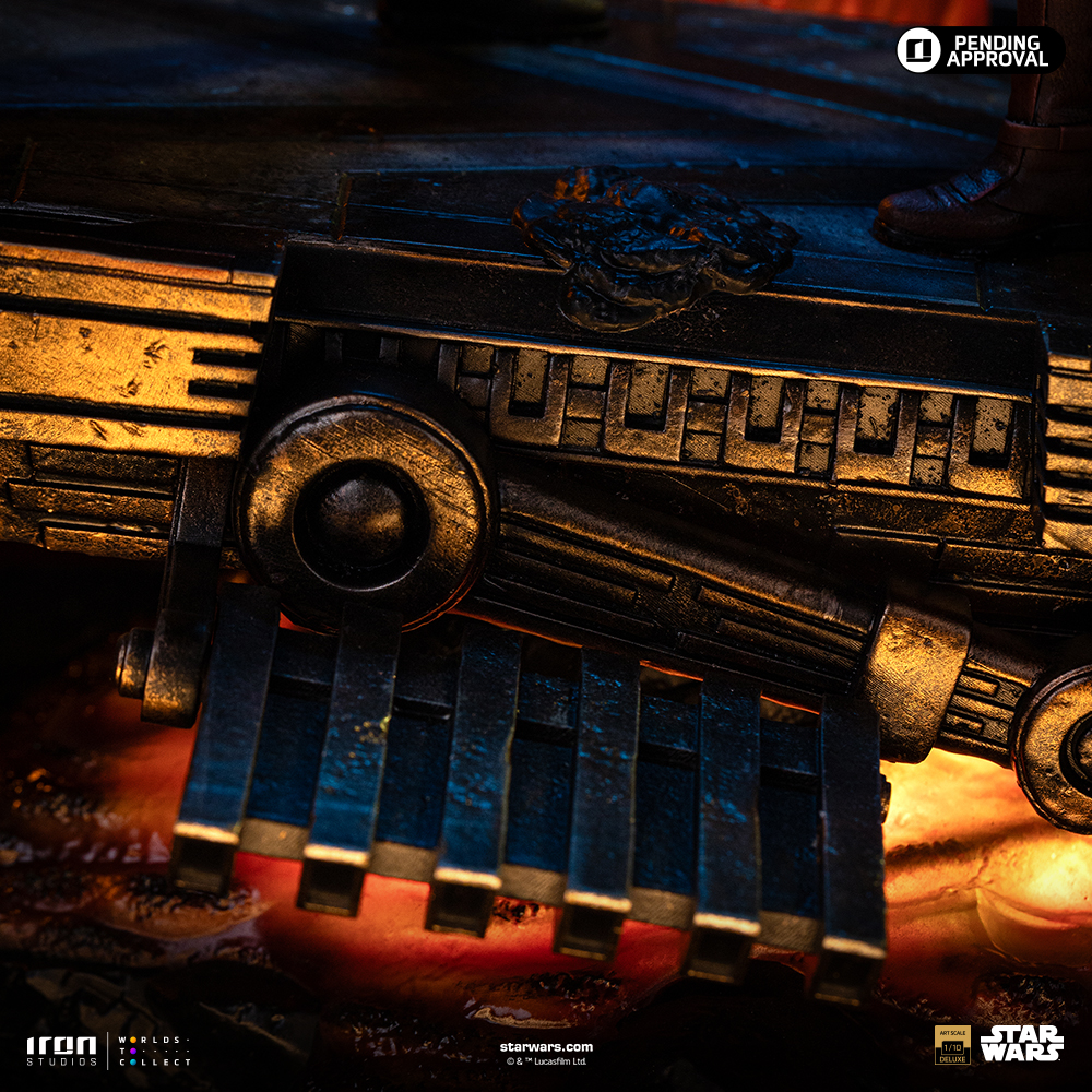 ANAKIN VS OBI WAN (REVENGE OF THE SITH 20TH YEARS ANNIVERSARY) - STAR WARS - ART SCALE 1/10 - IRON STUDIOS - Imagen 15