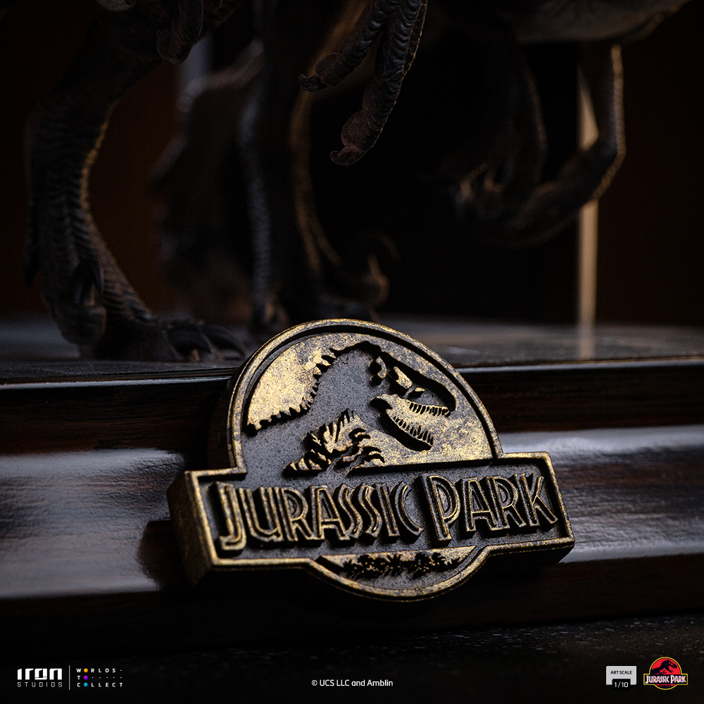 RAPTORS AT THE KITCHEN'S DOOR - JURASSIC PARK - ART SCALE 1/10 - IRON STUDIOS - Imagen 12