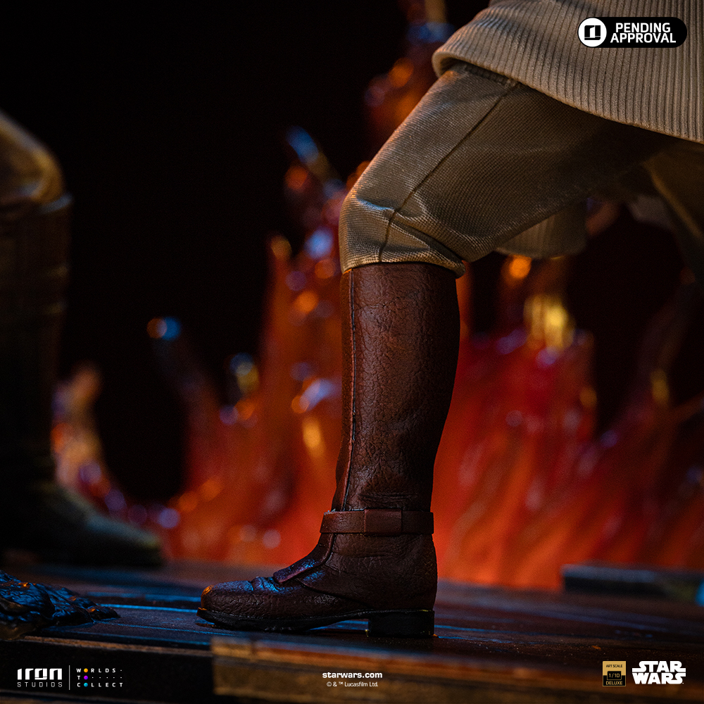 ANAKIN VS OBI WAN (REVENGE OF THE SITH 20TH YEARS ANNIVERSARY) - STAR WARS - ART SCALE 1/10 - IRON STUDIOS - Imagen 11