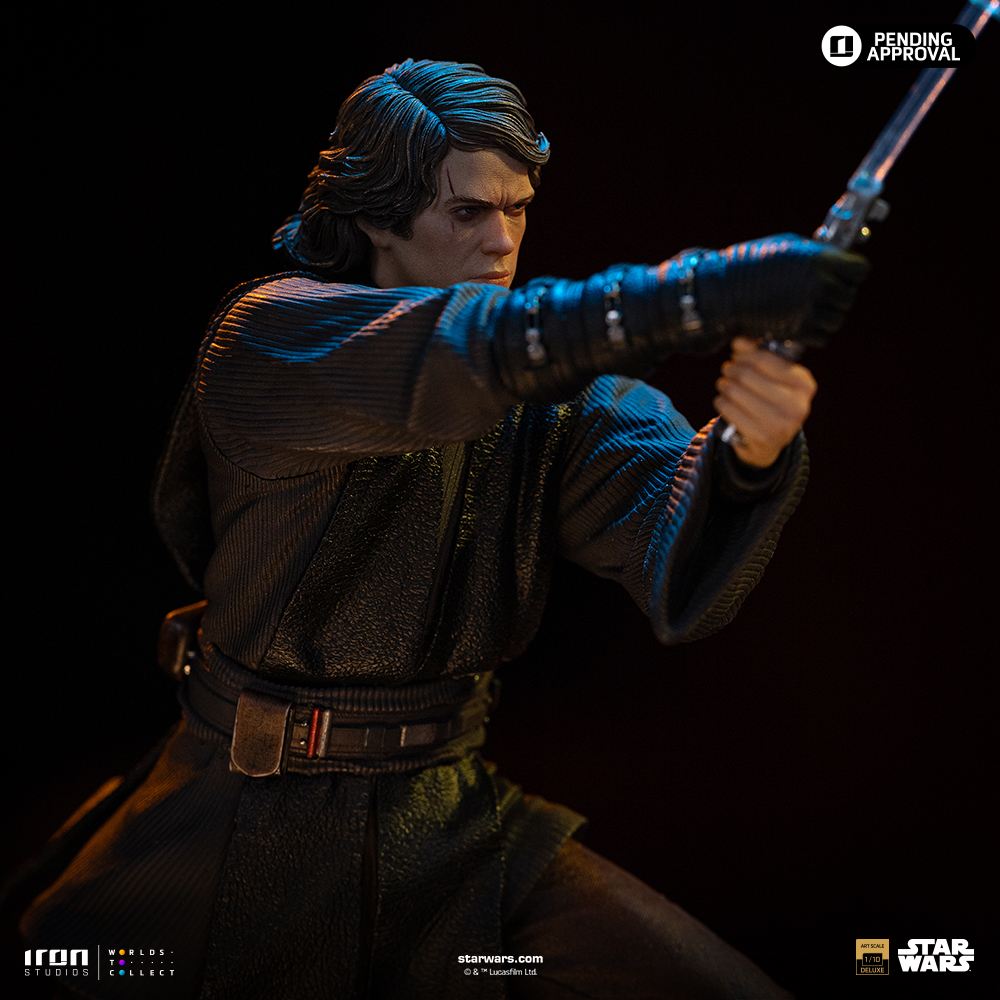 ANAKIN VS OBI WAN (REVENGE OF THE SITH 20TH YEARS ANNIVERSARY) - STAR WARS - ART SCALE 1/10 - IRON STUDIOS - Imagen 9
