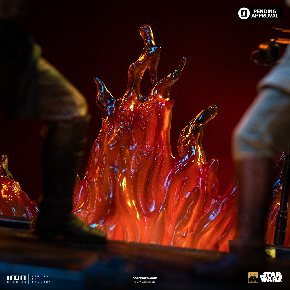 ANAKIN VS OBI WAN (REVENGE OF THE SITH 20TH YEARS ANNIVERSARY) - STAR WARS - ART SCALE 1/10 - IRON STUDIOS - Imagen 8