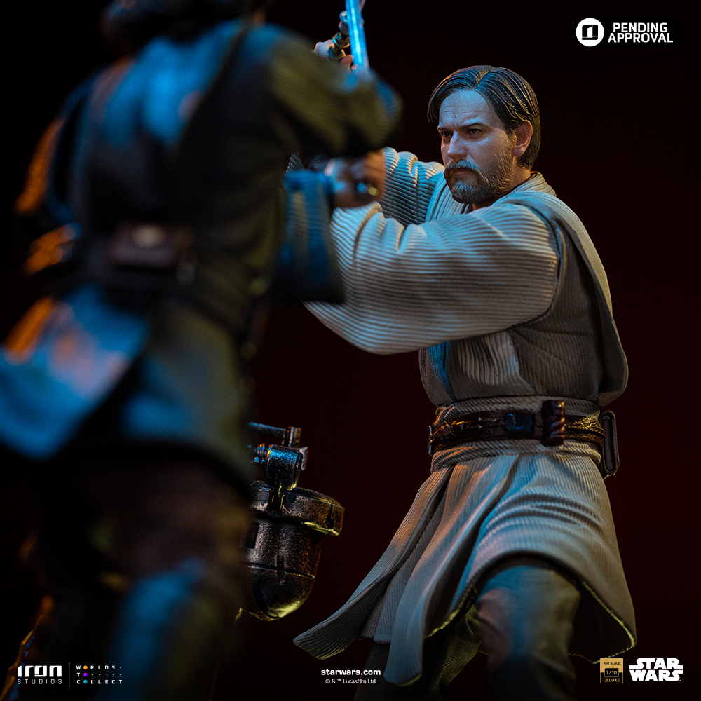 ANAKIN VS OBI WAN (REVENGE OF THE SITH 20TH YEARS ANNIVERSARY) - STAR WARS - ART SCALE 1/10 - IRON STUDIOS - Imagen 7