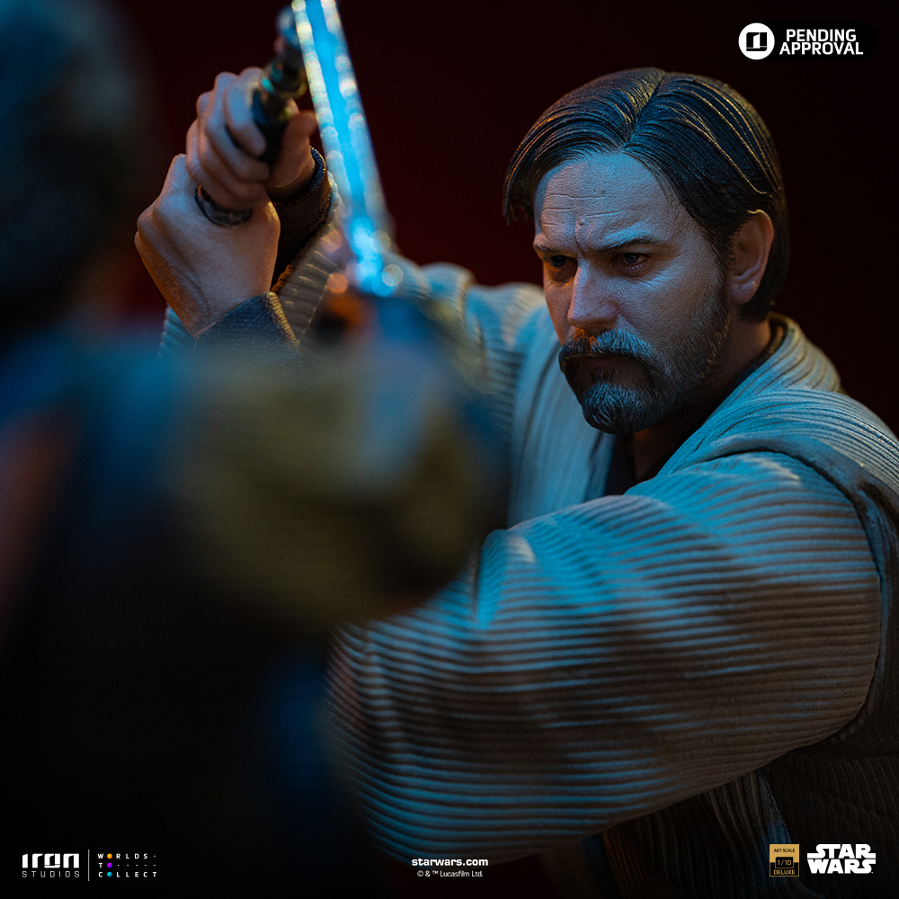ANAKIN VS OBI WAN (REVENGE OF THE SITH 20TH YEARS ANNIVERSARY) - STAR WARS - ART SCALE 1/10 - IRON STUDIOS - Imagen 6