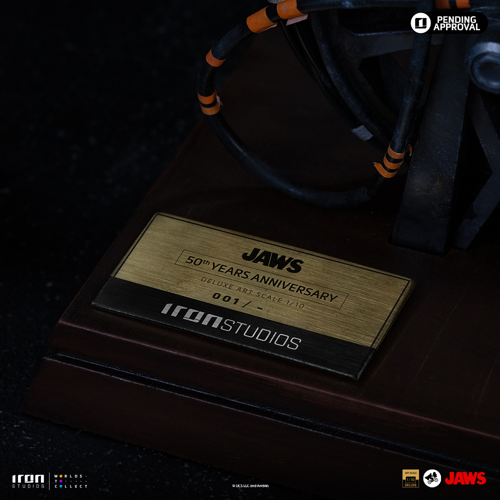 STEVEN SPIELBERG JAWS 50TH ANNIVERSARY DELUXE - JAWS - ART SCALE 1/10 - IRON STUDIOS - Imagen 5