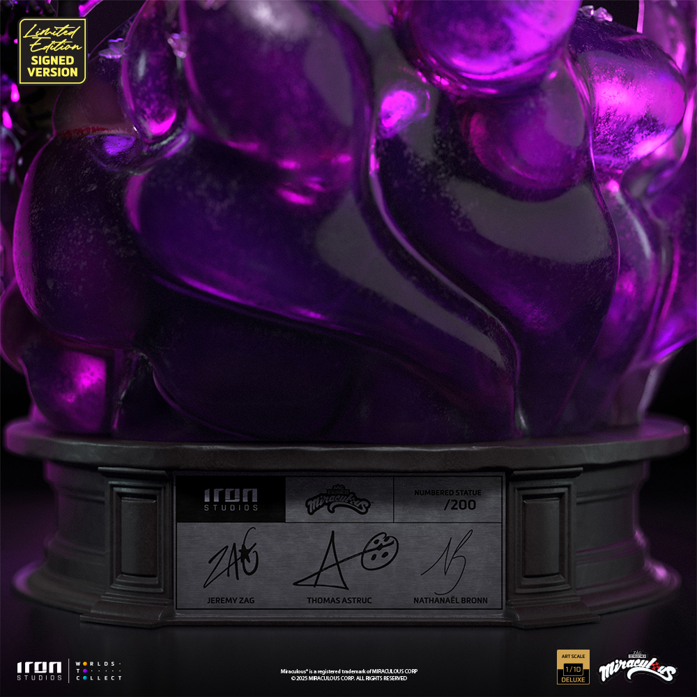 LADY BUG AND CAT NOIR DELUXE SIGNED EDITION - MIRACULOUS 10TH ANNIVERSARY - ART SCALE 1/10 - IRON STUDIOS - Imagen 5