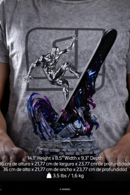 SILVER SURFER DELUXE – INFINITY GAUNTLET DIORAMA – ART SCALE 1/10 – IRON STUDIOS