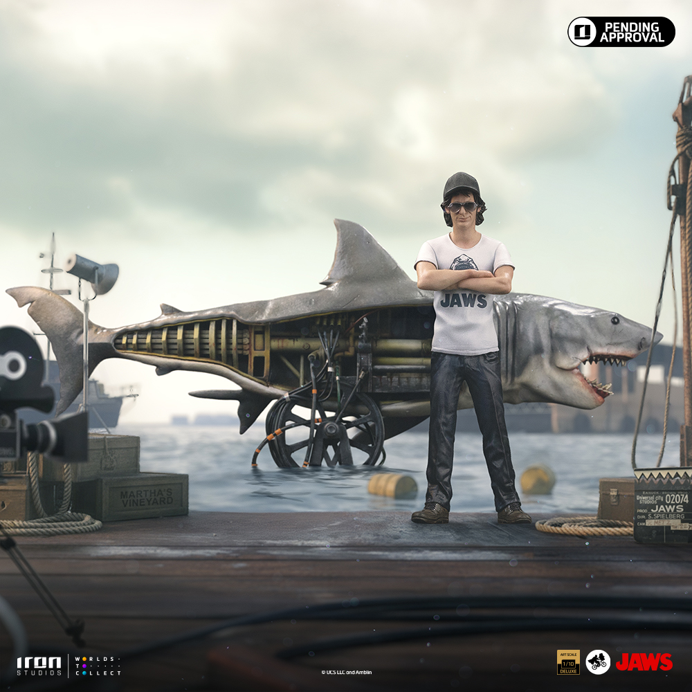 STEVEN SPIELBERG JAWS 50TH ANNIVERSARY DELUXE - JAWS - ART SCALE 1/10 - IRON STUDIOS - Imagen 3
