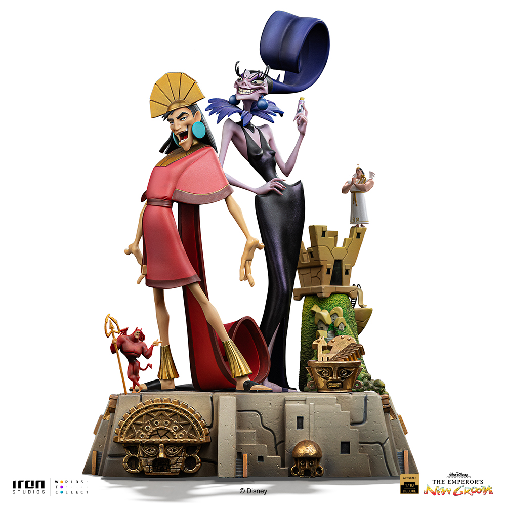 KUZKO AND YZMA - THE EMPEROR'S NEW GROOVE - ART SCALE 1/10 - IRON STUDIOS - 42882335160