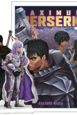 BERSERK MAXIMUM 21 (LOGO DORADO + FIGURA)