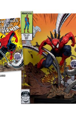 SPIDER-MAN (MARVEL TALES #223) – MARVEL – 1/6 SCALE COLLECTIBLE FIGURE W/SCENE & COMIC – 25 CM – MCFARLANE TOYS