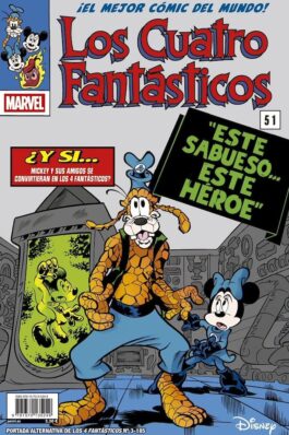 LOS 4 FANTASTICOS 03 (185) (PORTADA ALTERNATIVA DISNEY FANTASTIC FOUR)