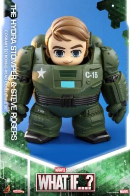 ¿QUÉ PASARÍA SI…? MINIFIGURAS COSBABY (S) HYDRA STOMPER & STEVE ROGERS 10 CM – HOT TOYS