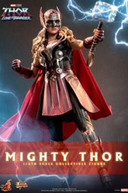 THOR: LOVE AND THUNDER MASTERPIECE FIGURA 1/6 MIGHTY THOR 29 CM – HOT TOYS