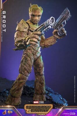 GUARDIANES DE LA GALAXIA VOL. 3 FIGURA MOVIE MASTERPIECE 1/6 GROOT 32 CM – HOT TOYS