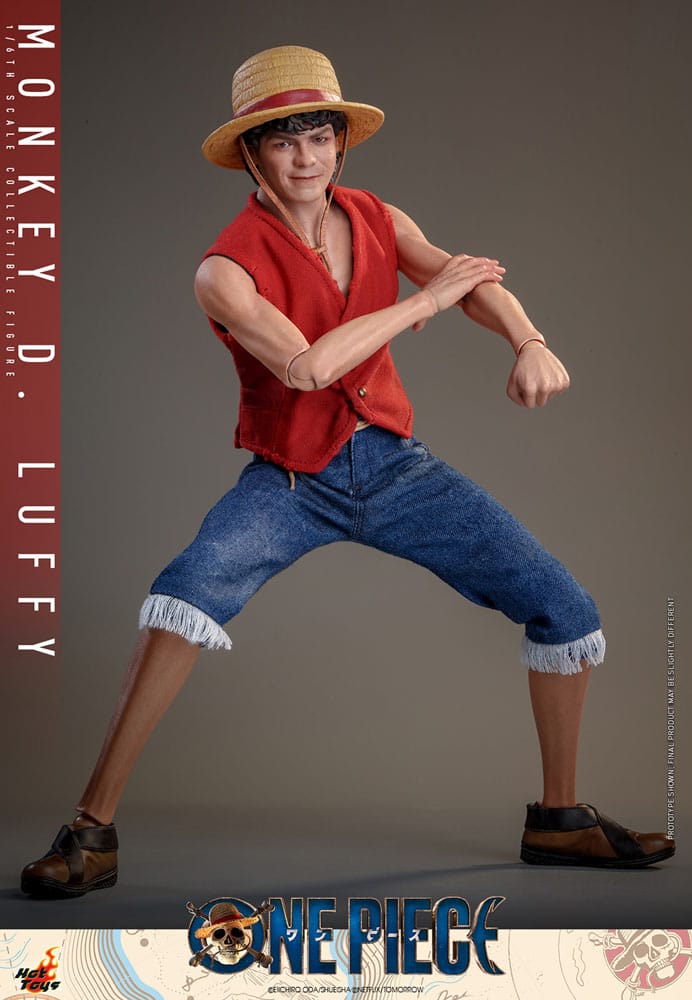 ONE PIECE (NETFLIX) FIGURA 1/6 MONKEY D. LUFFY 31 CM - HOT TOYS - Imagen 12