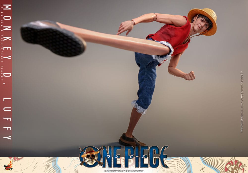 ONE PIECE (NETFLIX) FIGURA 1/6 MONKEY D. LUFFY 31 CM - HOT TOYS - Imagen 13