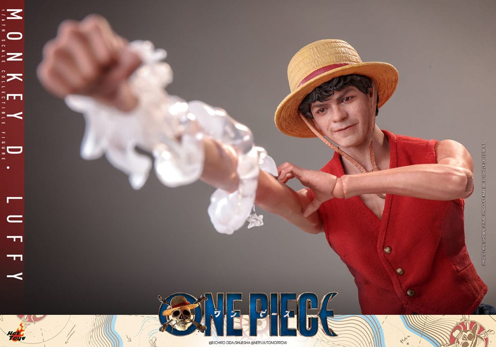 ONE PIECE (NETFLIX) FIGURA 1/6 MONKEY D. LUFFY 31 CM - HOT TOYS - Imagen 14