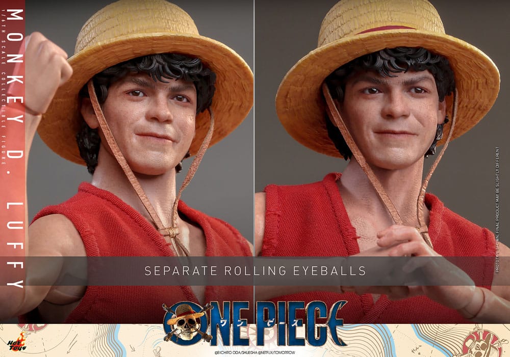 ONE PIECE (NETFLIX) FIGURA 1/6 MONKEY D. LUFFY 31 CM - HOT TOYS - Imagen 17