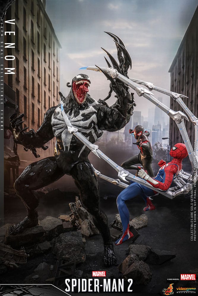 SPIDER-MAN 2 FIGURA VIDEOGAME MASTERPIECE 1/6 VENOM 53 CM - HOT TOYS - Imagen 10