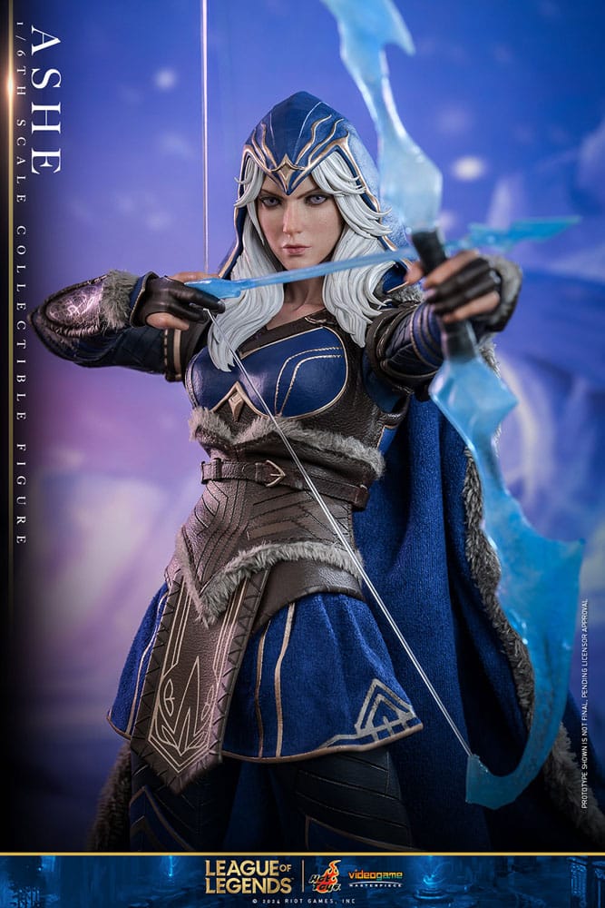 LEAGUE OF LEGENDS FIGURA VIDEO GAME MASTERPIECE 1/6 ASHE 28 CM - HOT TOYS - Imagen 8