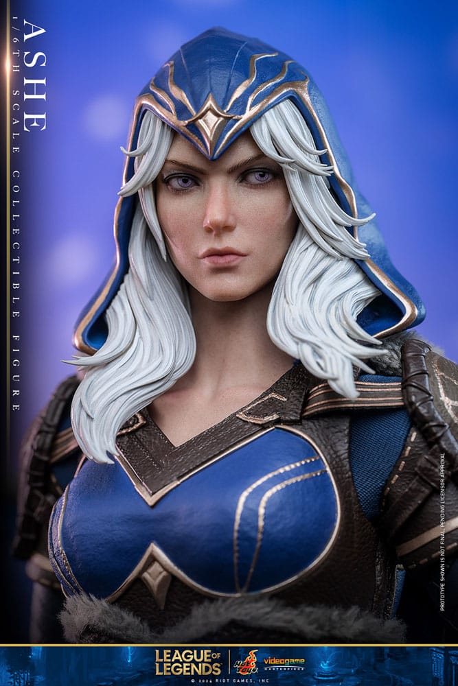 LEAGUE OF LEGENDS FIGURA VIDEO GAME MASTERPIECE 1/6 ASHE 28 CM - HOT TOYS - Imagen 10
