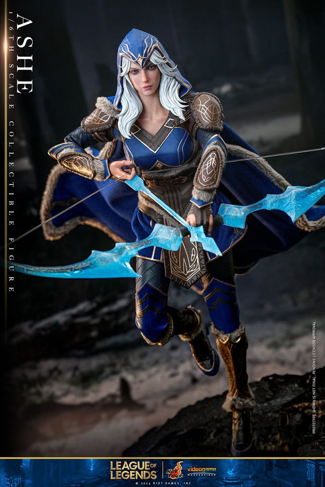 LEAGUE OF LEGENDS FIGURA VIDEO GAME MASTERPIECE 1/6 ASHE 28 CM - HOT TOYS - Imagen 11