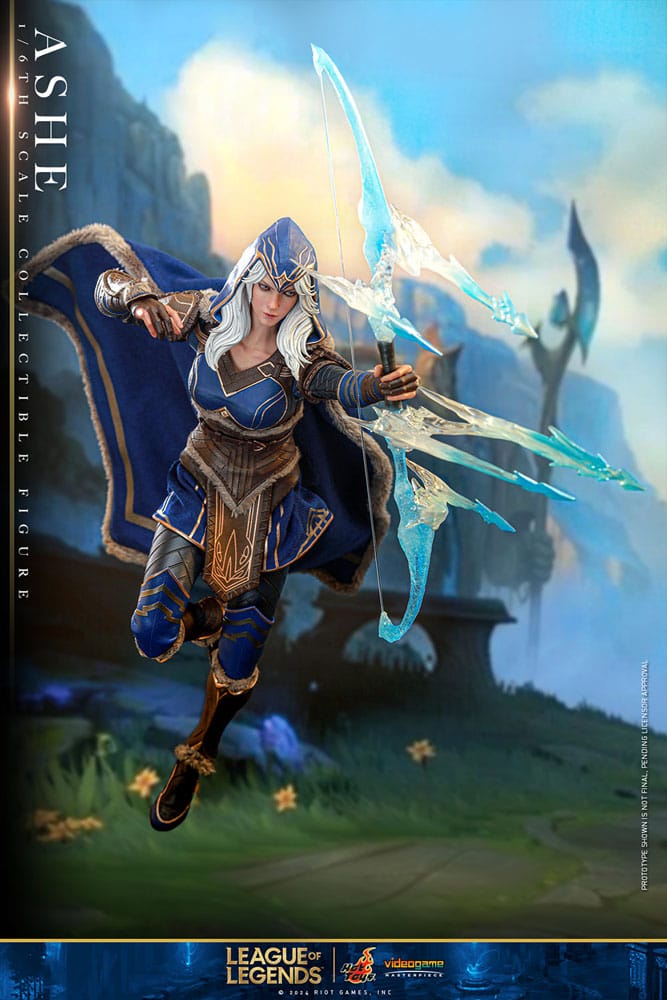 LEAGUE OF LEGENDS FIGURA VIDEO GAME MASTERPIECE 1/6 ASHE 28 CM - HOT TOYS - Imagen 12