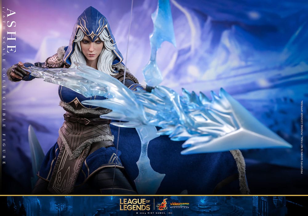 LEAGUE OF LEGENDS FIGURA VIDEO GAME MASTERPIECE 1/6 ASHE 28 CM - HOT TOYS - Imagen 14