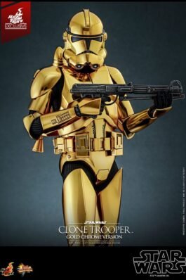 STAR WARS FIGURA 1/6 CLONE TROOPER (GOLD CHROME VERSION) EXCLUSIVE 30 CM – HOT TOYS