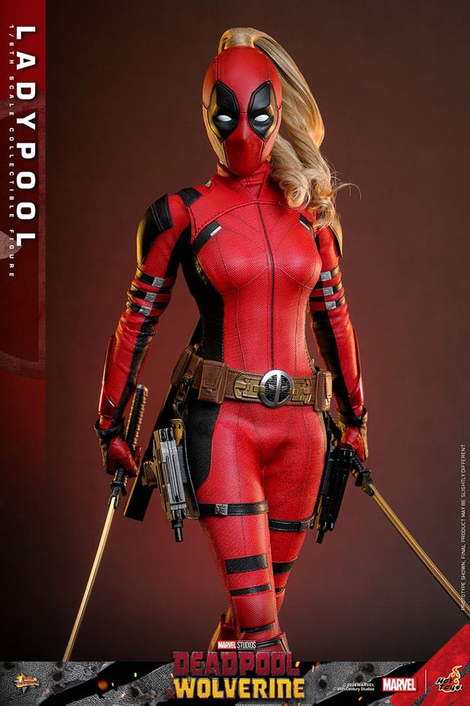 DEADPOOL & WOLVERINE MOVIE MASTERPIECE FIGURA 1/6 LADYPOOL 30 CM - HOT TOYS - Imagen 3