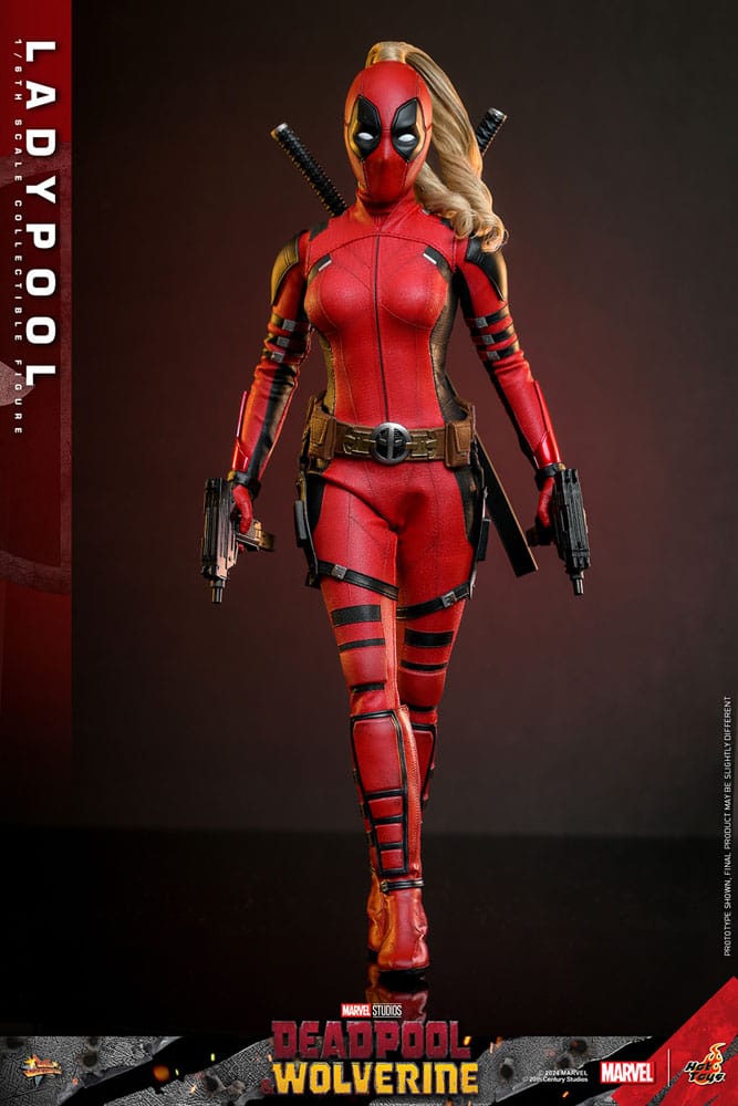 DEADPOOL & WOLVERINE MOVIE MASTERPIECE FIGURA 1/6 LADYPOOL 30 CM - HOT TOYS - Imagen 5