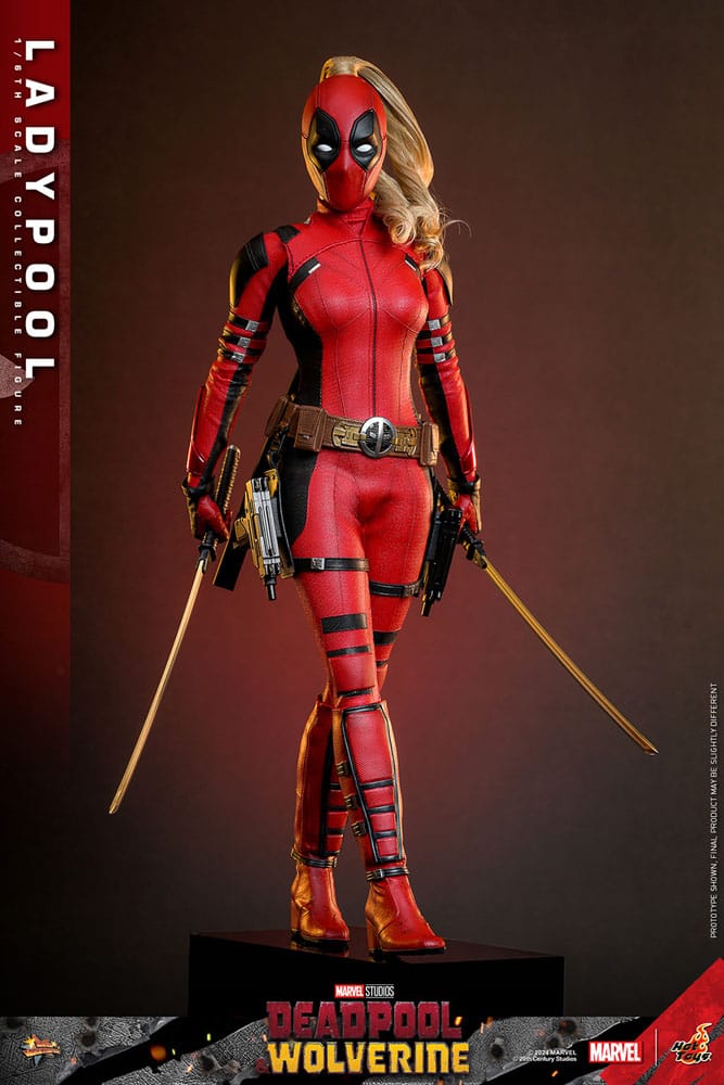 DEADPOOL & WOLVERINE MOVIE MASTERPIECE FIGURA 1/6 LADYPOOL 30 CM - HOT TOYS - Imagen 18