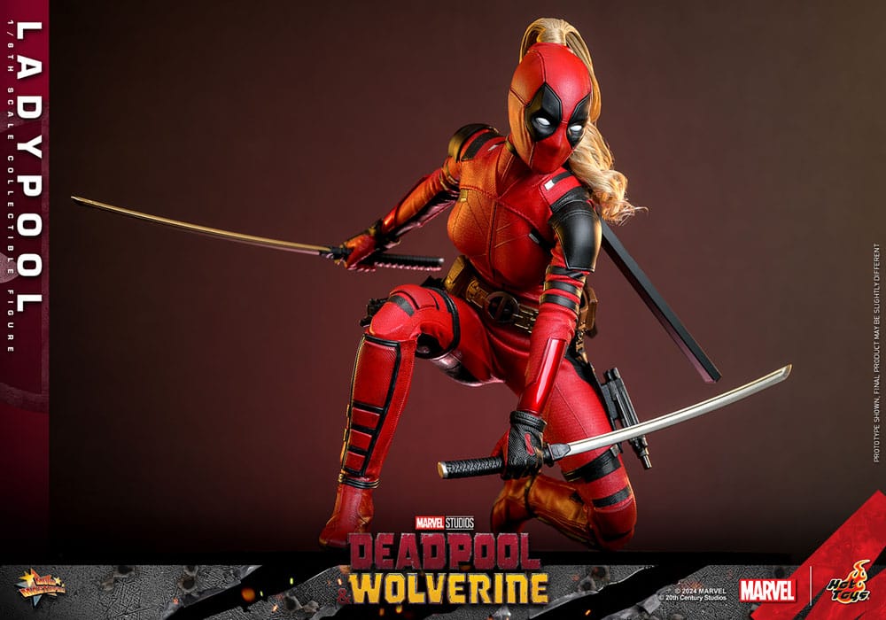 DEADPOOL & WOLVERINE MOVIE MASTERPIECE FIGURA 1/6 LADYPOOL 30 CM - HOT TOYS - Imagen 21