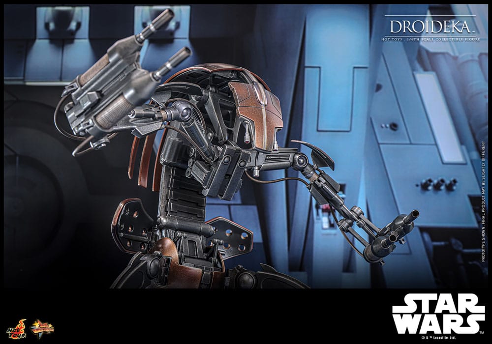 STAR WARS EPISODE I FIGURA MOVIE MASTERPIECE 1/6 DROIDEKA 27 CM - HOT TOYS - Imagen 4
