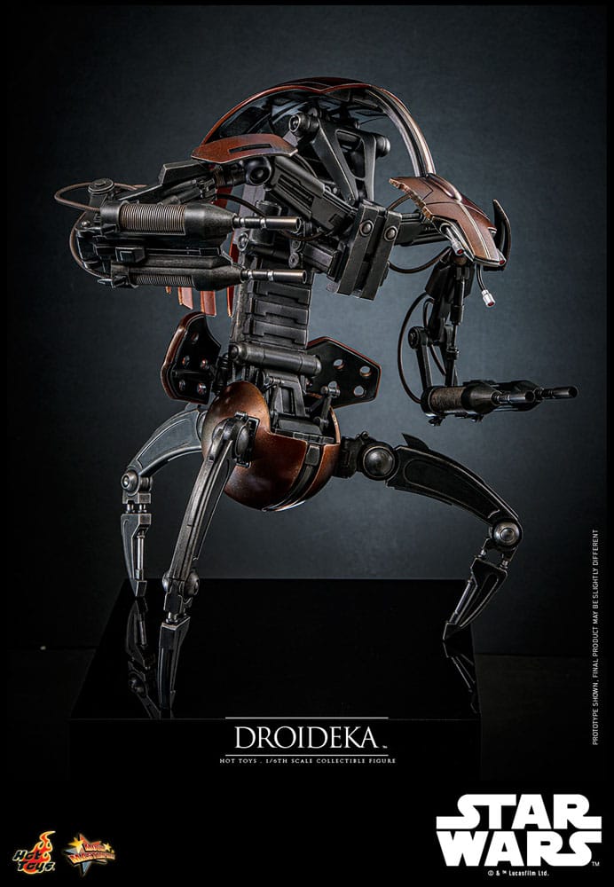 STAR WARS EPISODE I FIGURA MOVIE MASTERPIECE 1/6 DROIDEKA 27 CM - HOT TOYS - Imagen 7