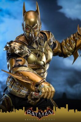 BATMAN: ARKHAM KNIGHT FIGURA VIDEOGAME MASTERPIECE 1/6 BATMAN BEYOND (BLACK & GOLD VERSION) 32 CM – HOT TOYS