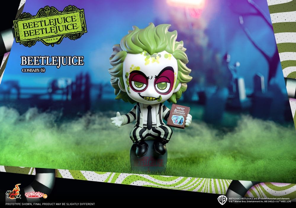 BEETLEJUICE MINIFIGURA COSBABY (S) BEETLEJUICE 13 CM - HOT TOYS - Imagen 5
